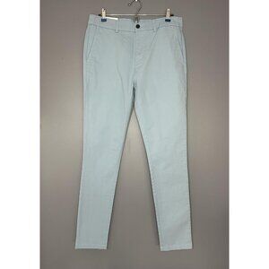 Topman Pants Mens 34x33 Light Blue Stretch Skinny Chino Nordstrom Casual Preppy